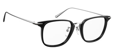 Premium Men Polaroid Eyeglasses: PLD D384/G -Black Silver(2) - SpecSMART Eye Clinic (Diagonal View)